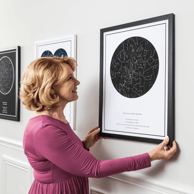 Mounting a Twinkle In Time star map